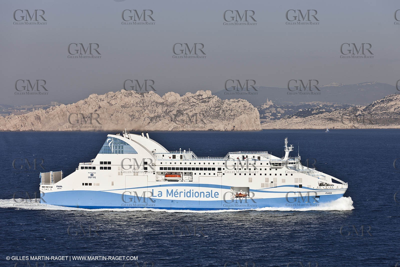 14 01 2012 - Marseille (FRA,13) - La Meridionale shipping company - the Piana off Marseille and the Calanques
