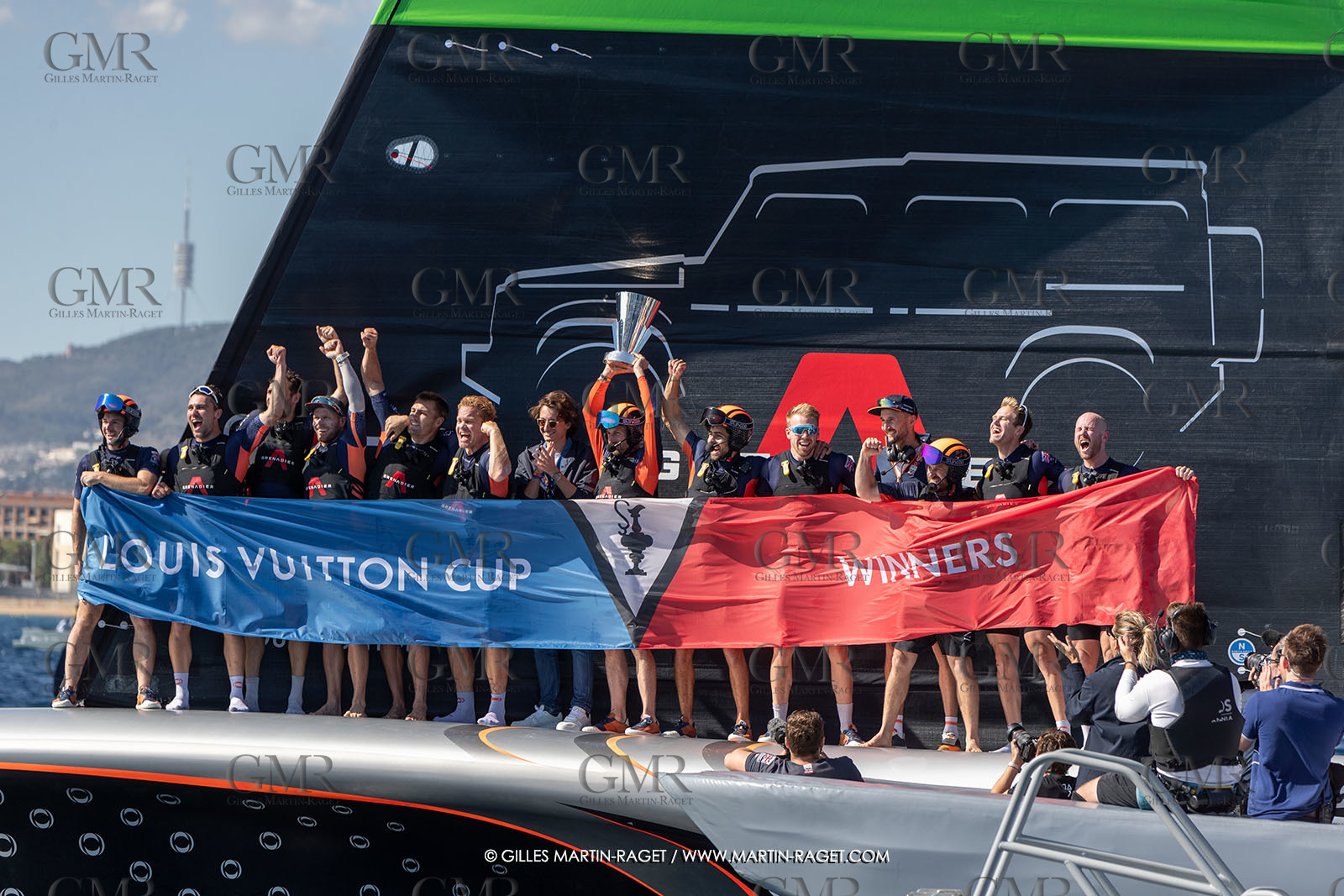 04 10 2024, Barcelona (ESP), 37th America's Cup, Louis Vuitton Cup Final, Race Day 7