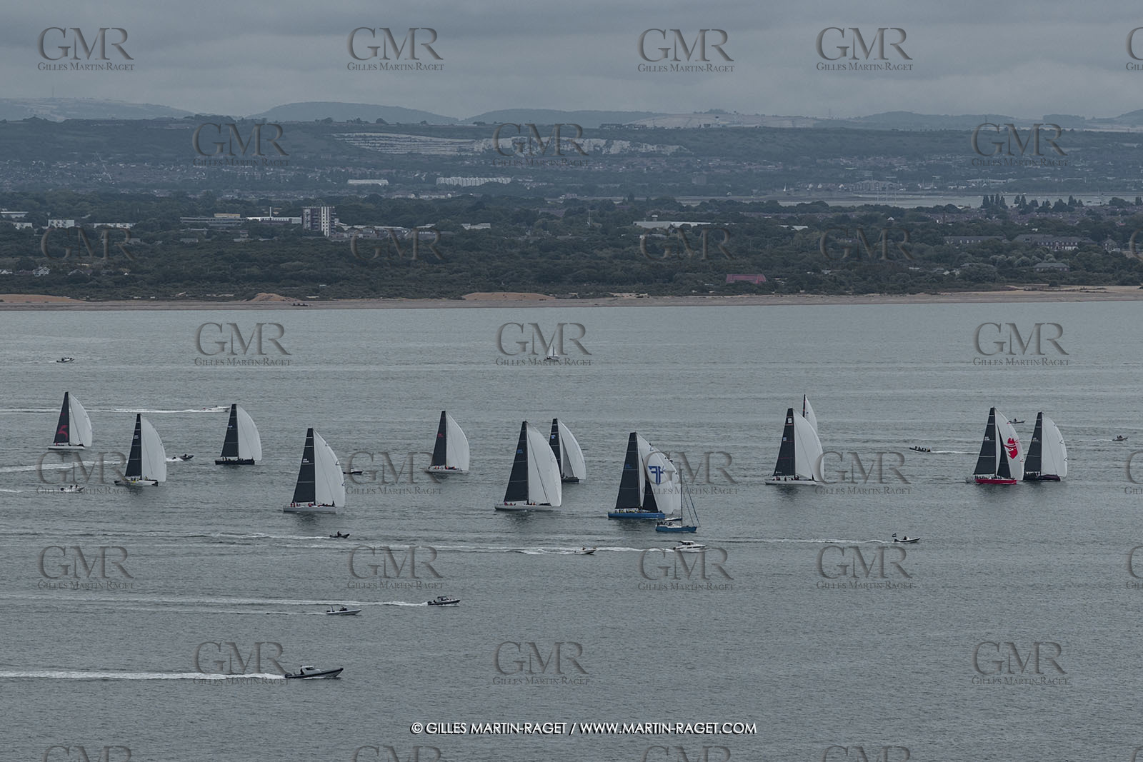 19 07 2025, Cowes (UK, IOW), Admiral's Cup 2025, Channel Race Start