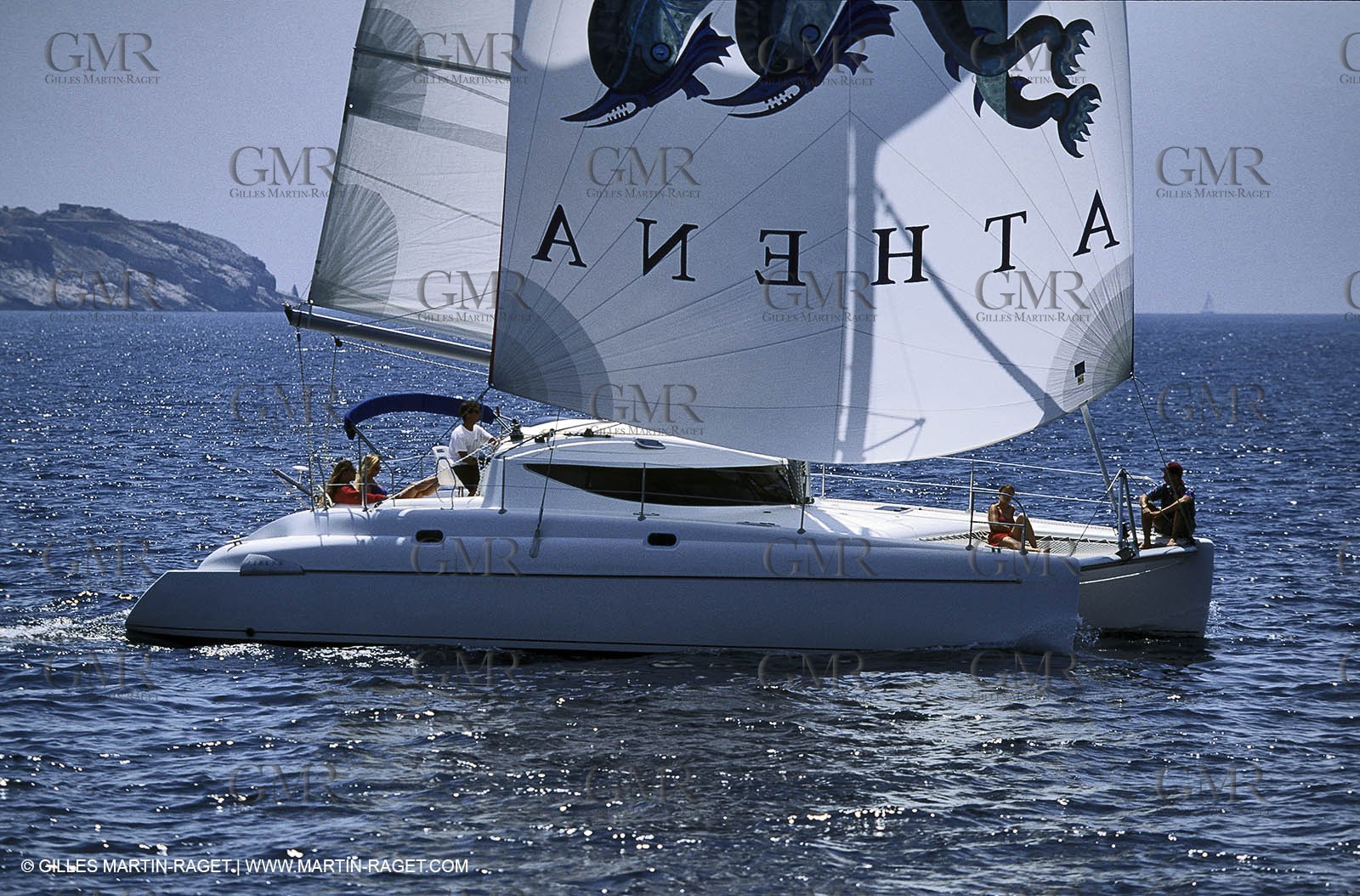 Cruising multihull sailing