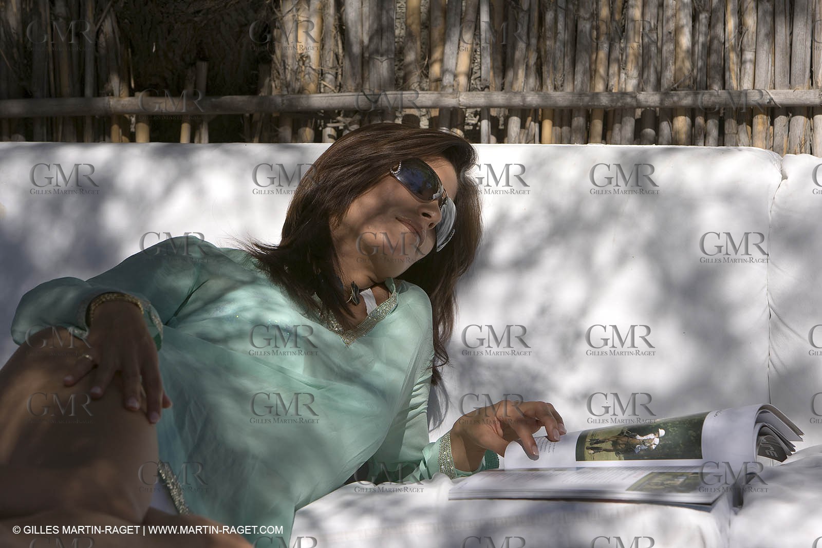 06 09 2007 - Saint Tropez (FRA, 83) - Superyachts - Motoryachts - Mangusta 92 Triple Fun in Saint Tropez - Mooring at Club 55 at Pampelonne Beach