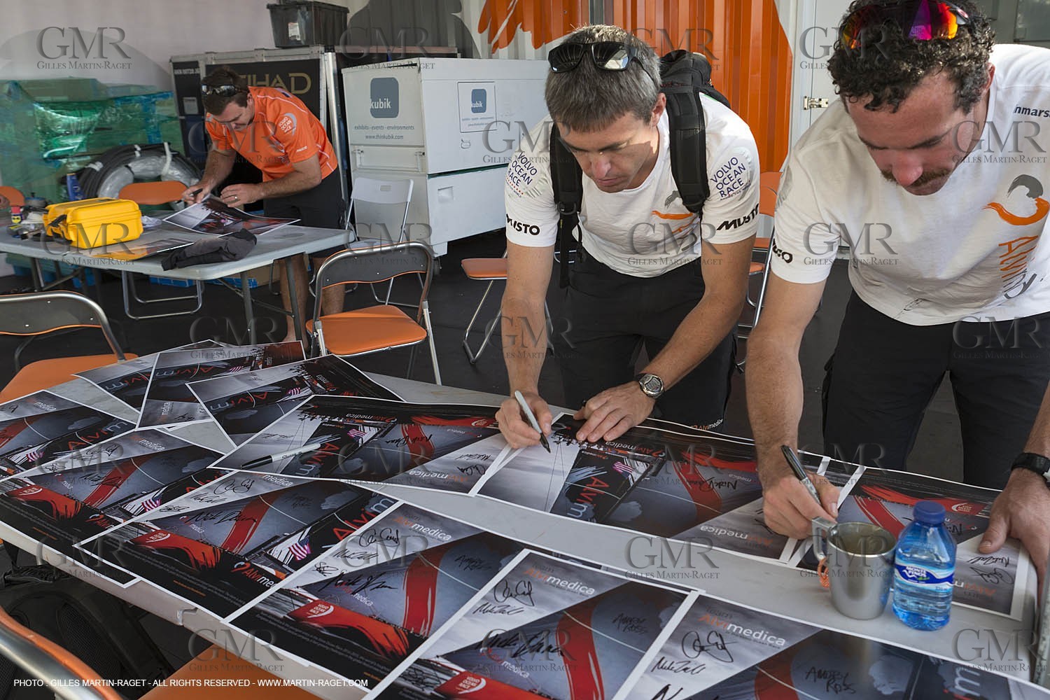 08 10 2014, Alicante (ESP), Volvo Ocean Race 2014-15, Team Alvimedica