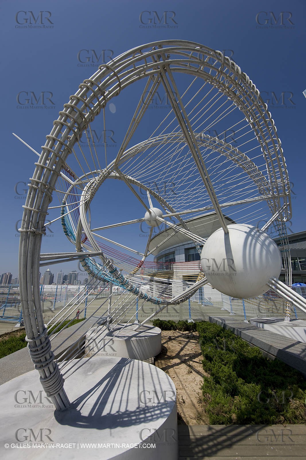 07 08 2008 - Qingdao (CHN) - Olympic games - The olympic Marina - Press center
