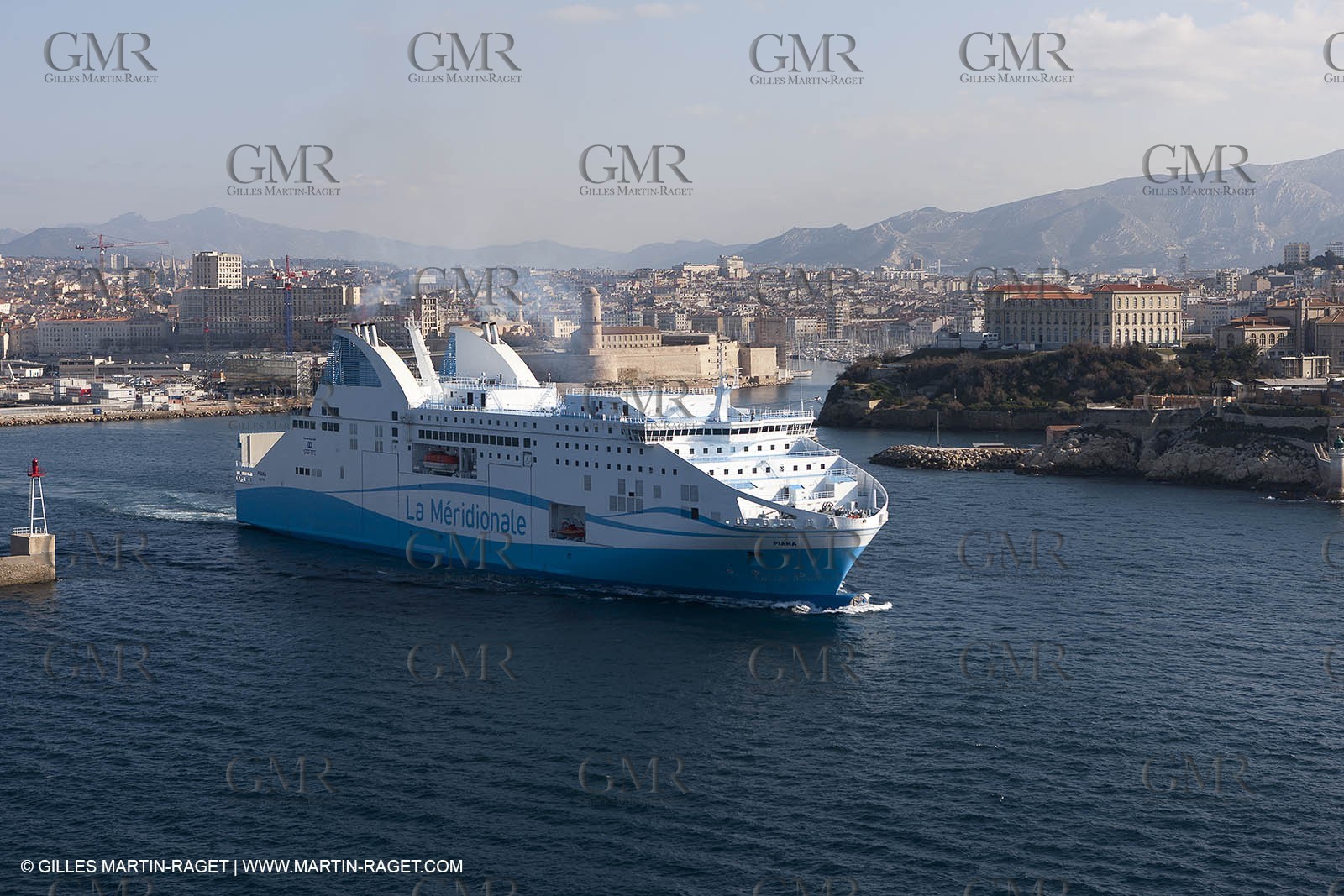 14 01 2012 - Marseille (FRA,13) - La Meridionale shipping company - the Piana off Marseille and the Calanques