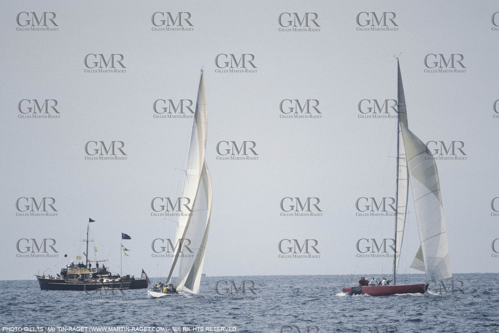 Sailing, Yacht Racing, America's Cup XVI, Newport (USA,RI), 1983, Australia II Vs Liberty