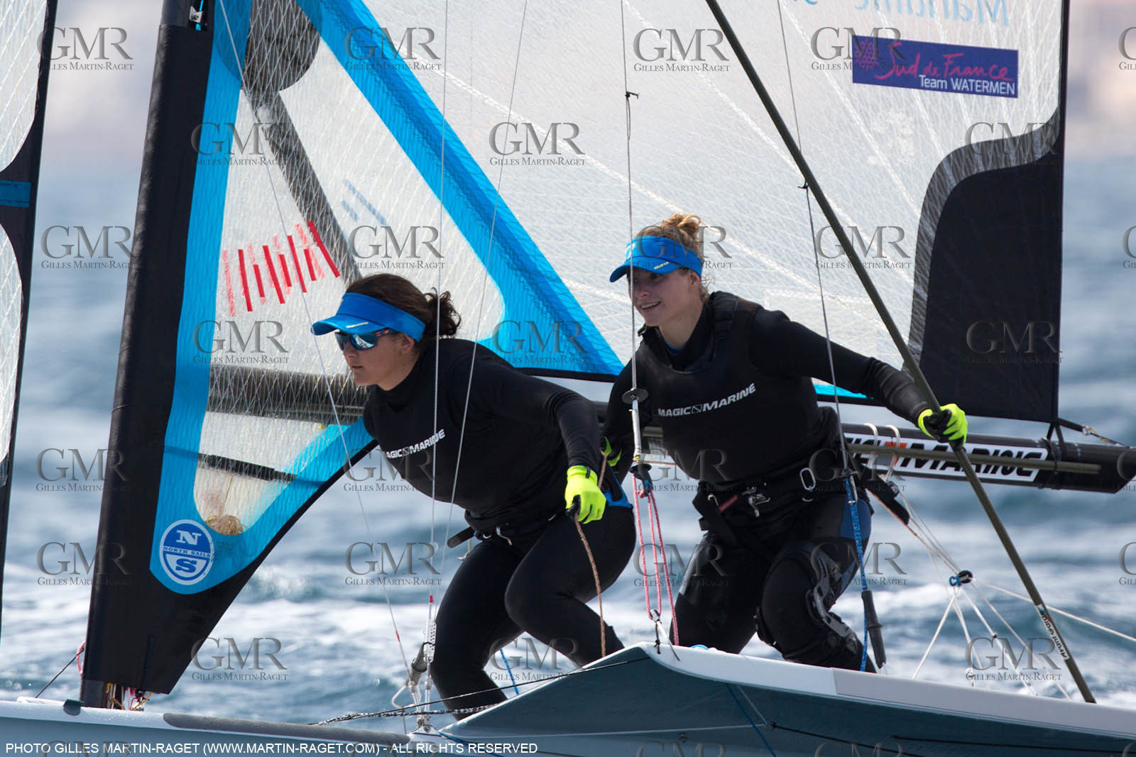 Marseille, (FRA,13), 2016 Rio Olympic Games, Sailing, 49er FX, Steyaert Sarah   Compan Aude (FRA)