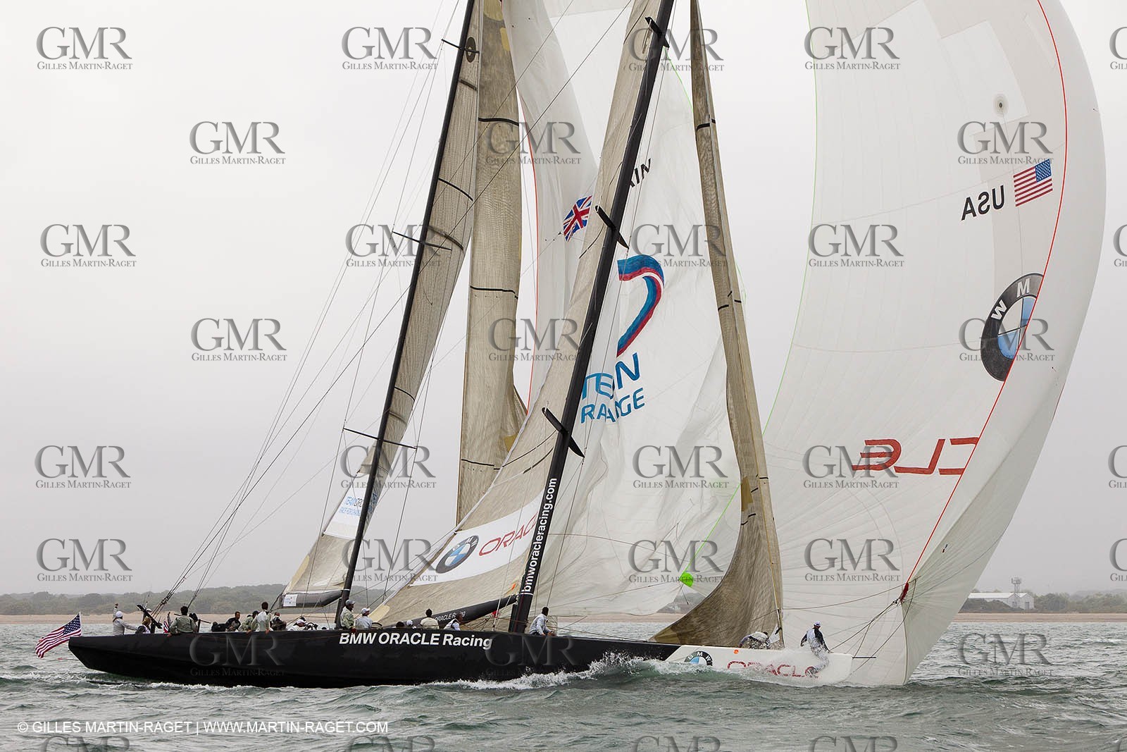 06 08 2010 - Cowes (UK, IOW) - The 1851 Cup -  BMW ORACLE Racing - Day 4.