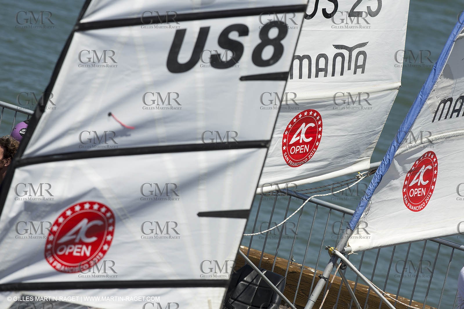 03 08 2013 - San Francisco (USA,CA) - 34th America's Cup - Louis Vuitton Cup - Training Day - America's Cup park - AC Open - Land Sailing demonstration