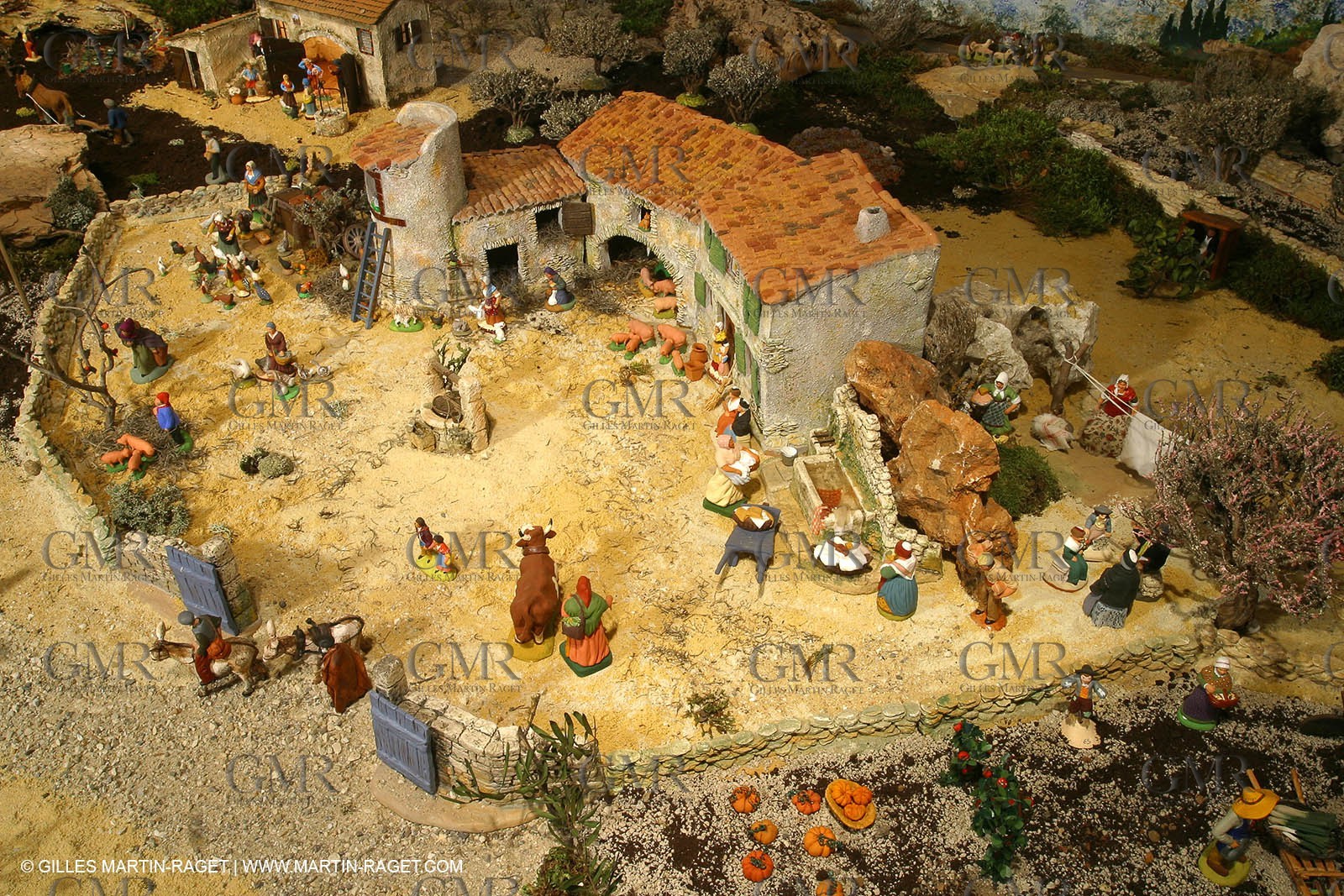 Great crib from les Saintes Maries de la mer (FRA, 13) for Christmas, December 2010
