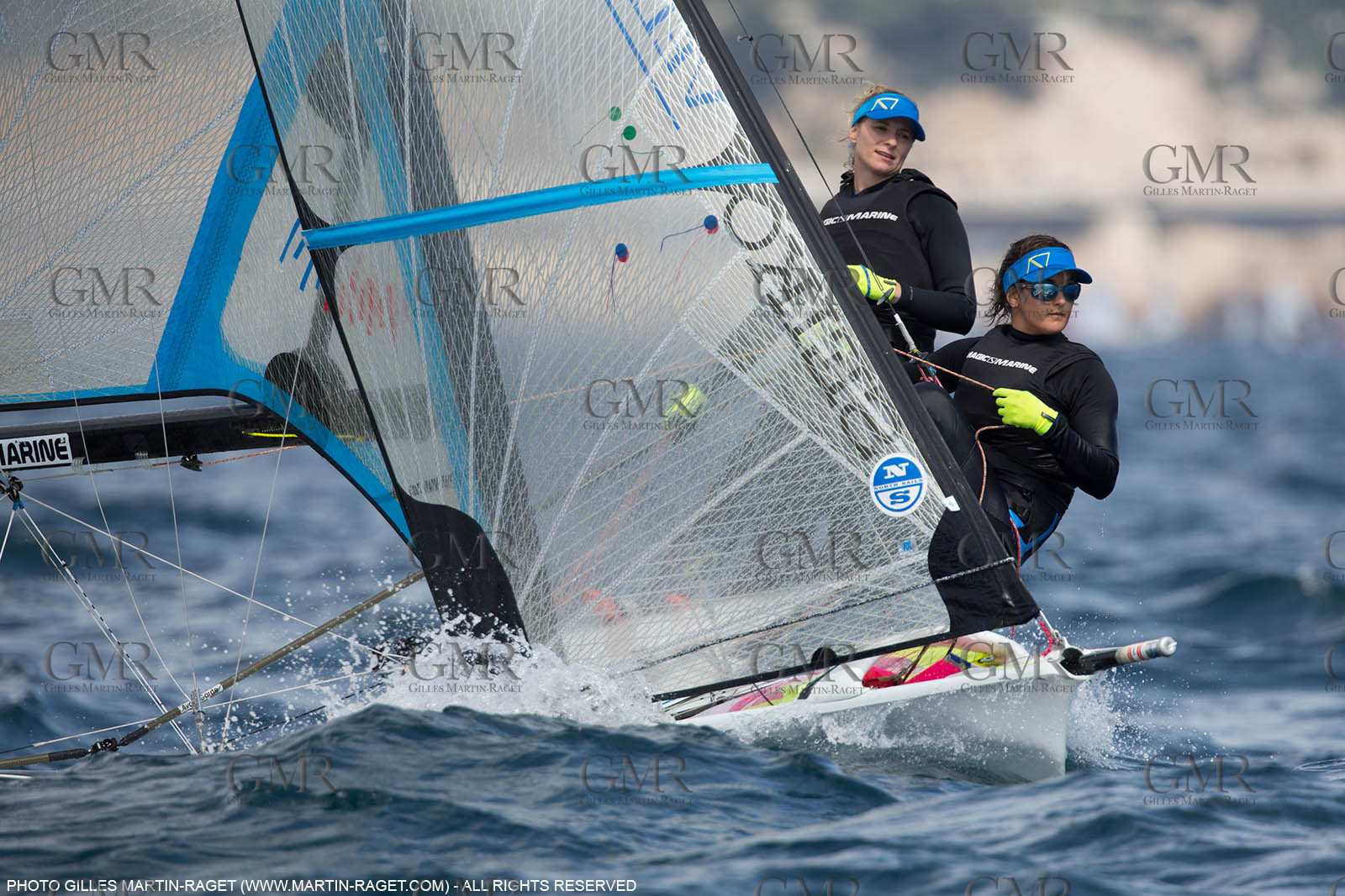 Marseille, (FRA,13), 2016 Rio Olympic Games, Sailing, 49er FX, Steyaert Sarah   Compan Aude (FRA)