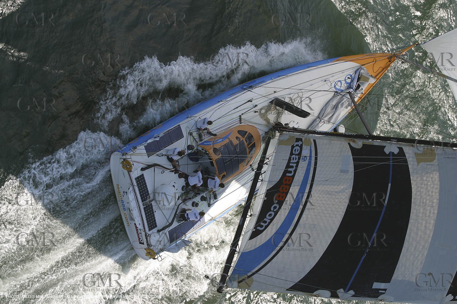 2003 Calais Round Britain Race - Start  - Team 888 - Kingfisher - Nick Moloney