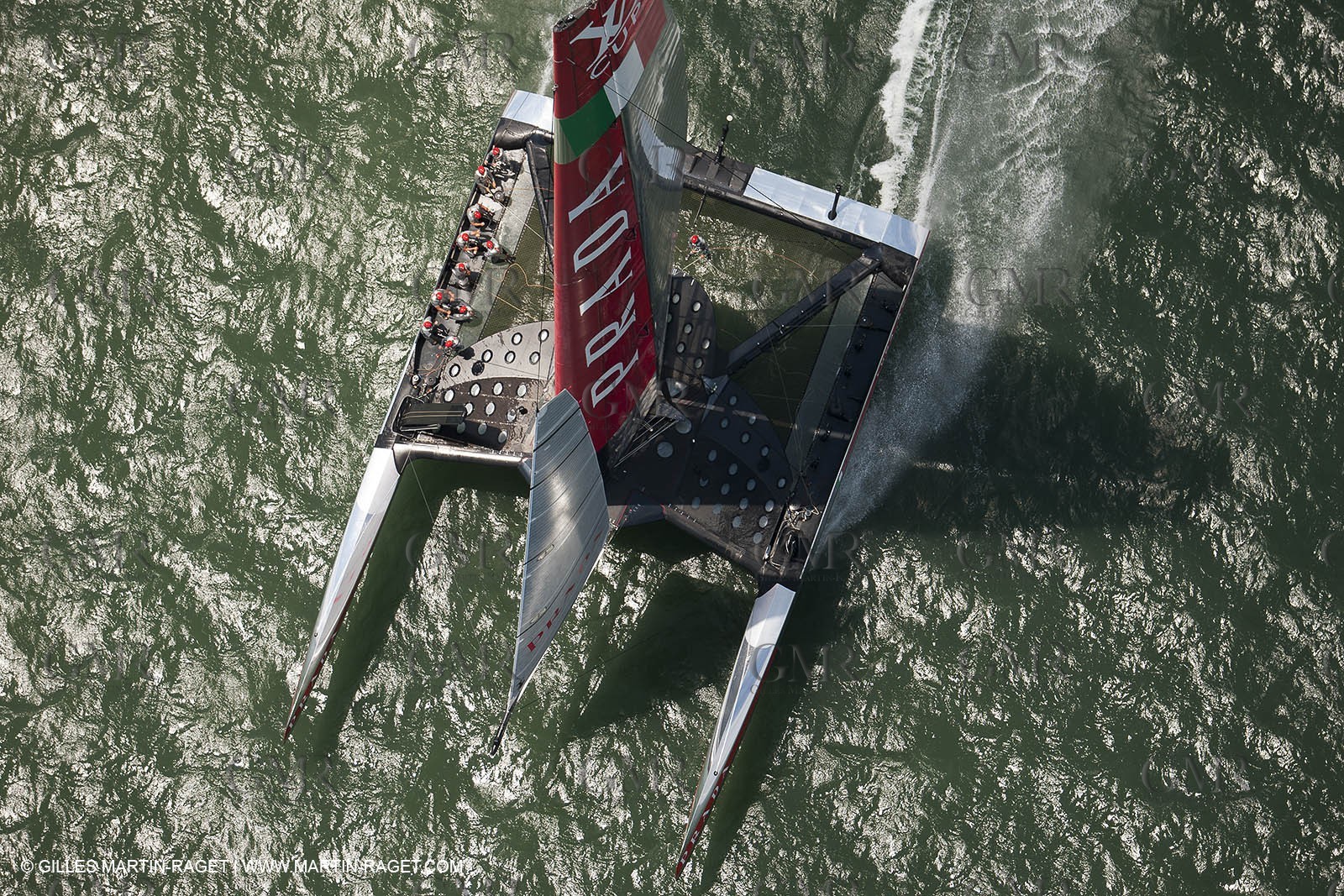 03 08 2013 - San Francisco (USA,CA) - 34th America's Cup - Louis Vuitton Cup - Semi-finals - Luna Rossa vs Artemis Racing - Race 1