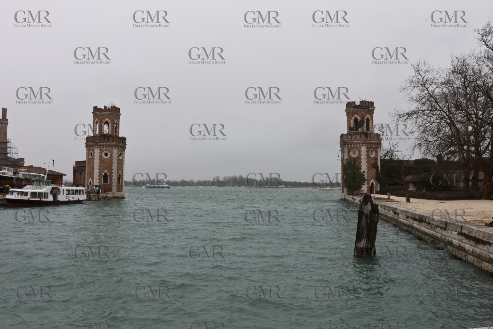 20 02 2012 - Venezia (ITA) - 34th America'sCup - Venezia 2012 America's Cup World Series - The Arsenale where the AC45 moorings, public village, media center and Club 45 will be located