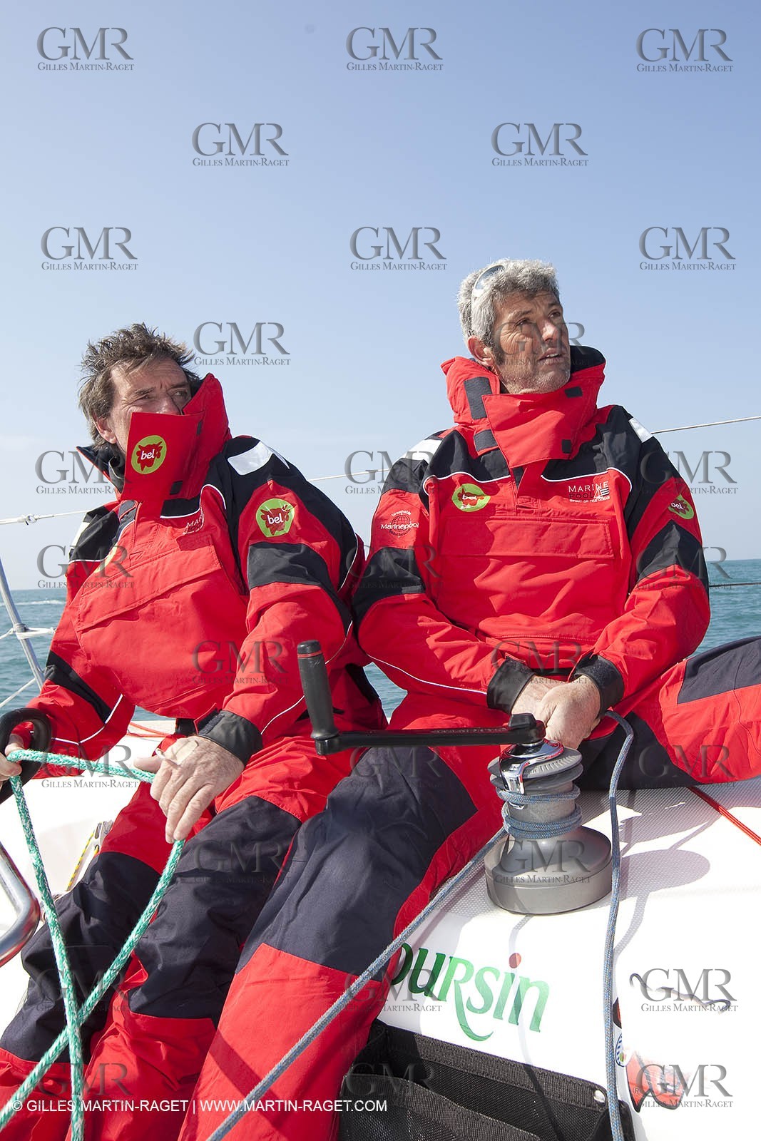 13 03 2010 -  La Grande Motte   Port Camargue (FRA) - Groupe Bel - Kito de Pavant   Sebastien Audigane training for Transat AG2R