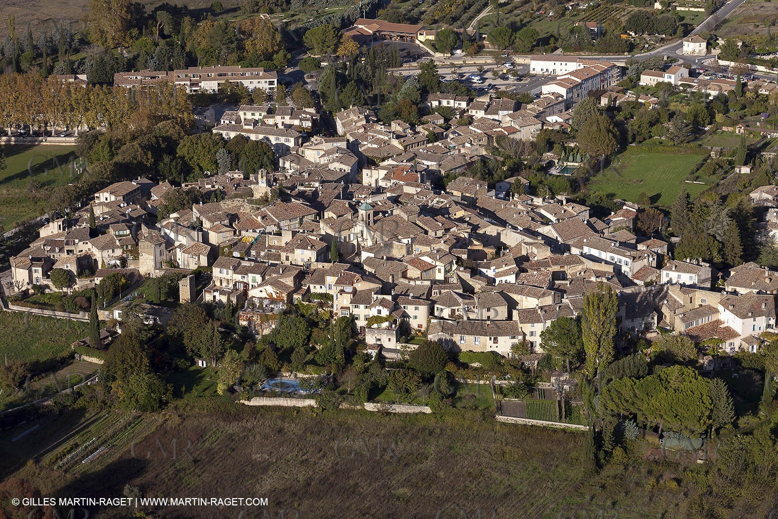 29 10 2012 - Lourmarin (FRA,84) - Luberon  seen from above