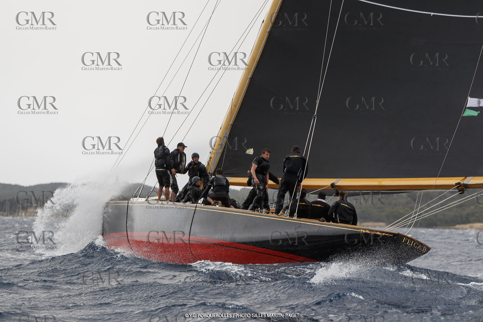 19 06 2024, Porquerolles Island (FRA), Championnat du monde des 12 m JI 2024, Race Day 1