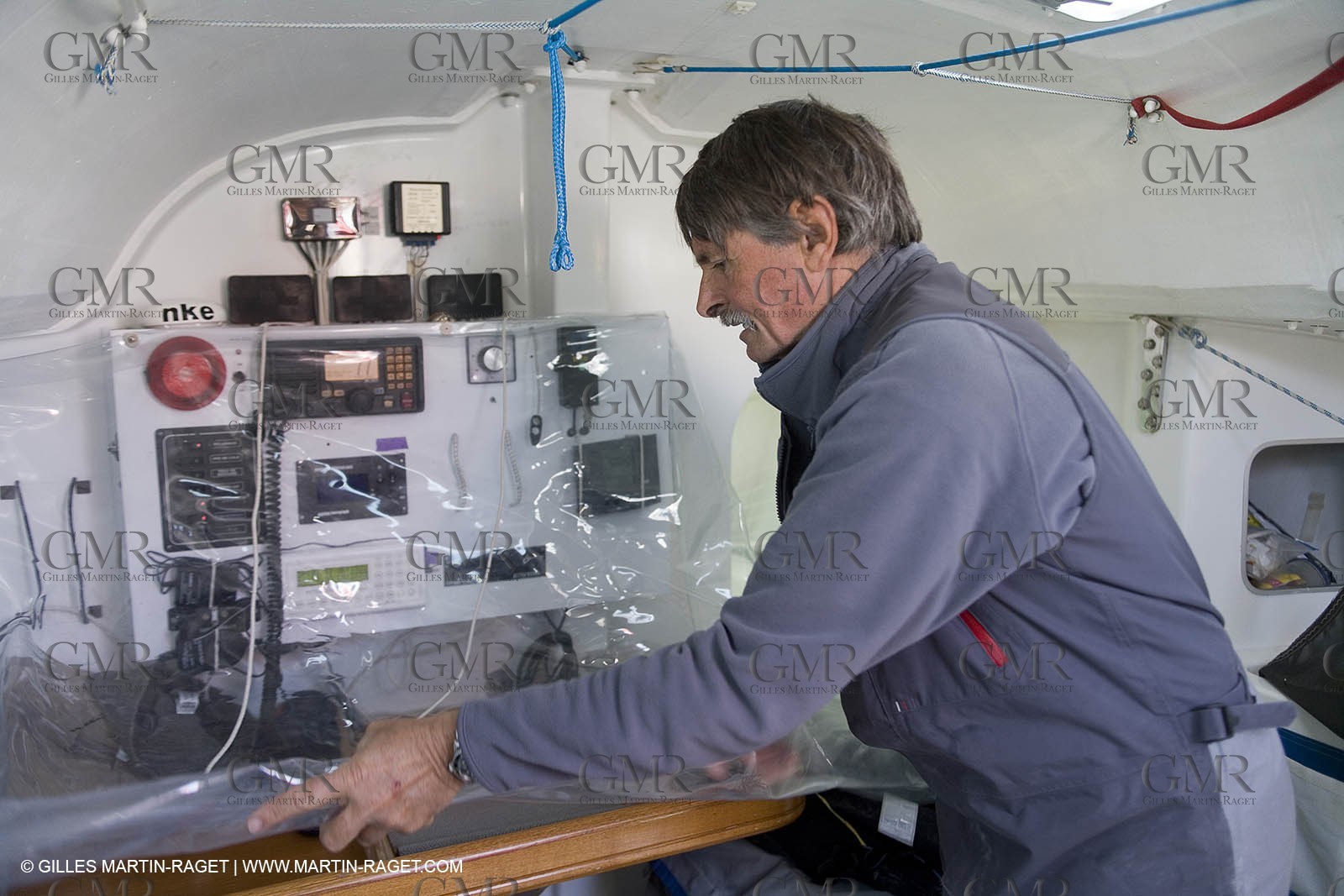 27 03 08- La Grande Motte- (FRA,34) Transat AG2R 2008- Jean-Paul Mouren- Laurent Pellecuer