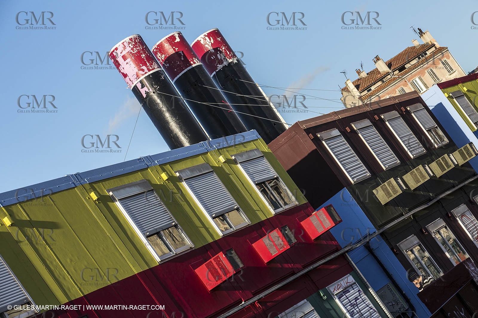 22 01 2013, Marseille, Fra, 13, Marseille Provence 2013, European Capital of Culture, Belle of May Revisited industrial site
