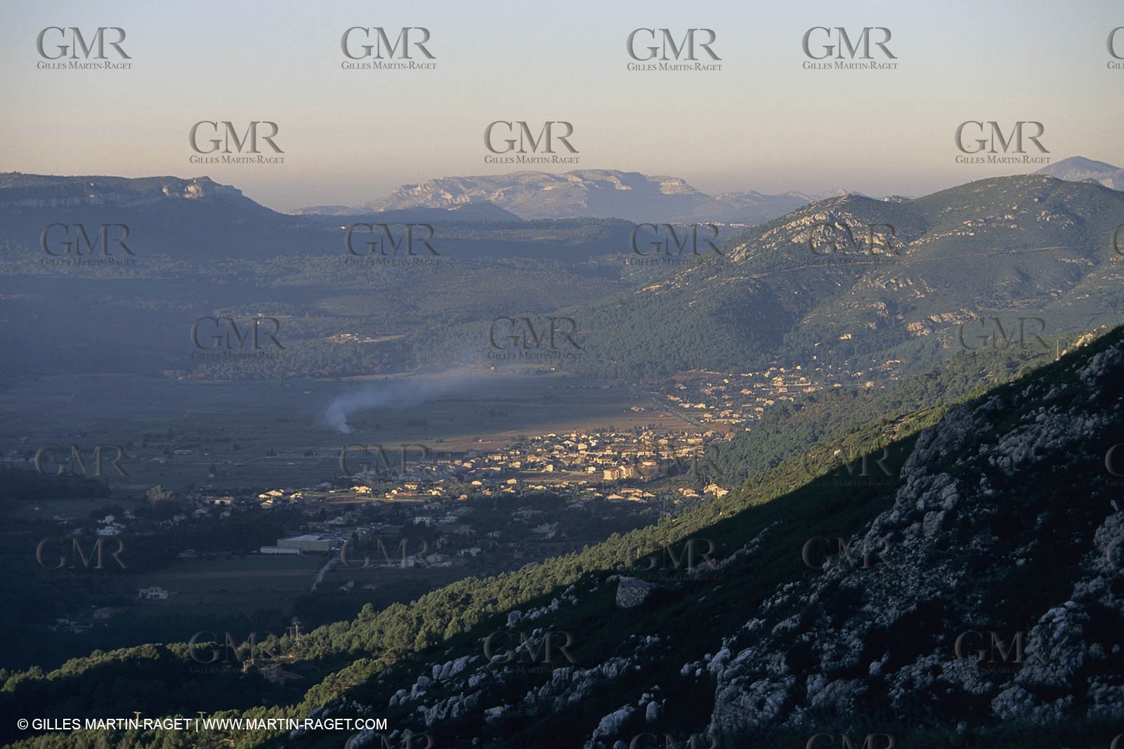France, Provence, Pays d'Aubagne, collines de Marcel Pagnol