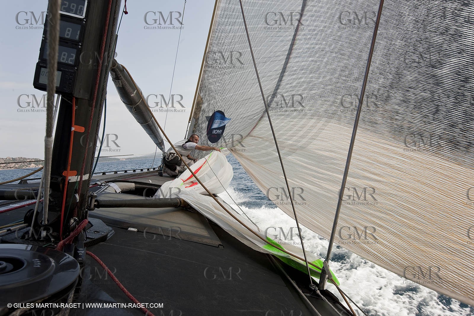19 05 2010 - La Maddalena (ITA, Sardinia) Louis Vuitton Trophy - BMW ORACLE Racing - Training