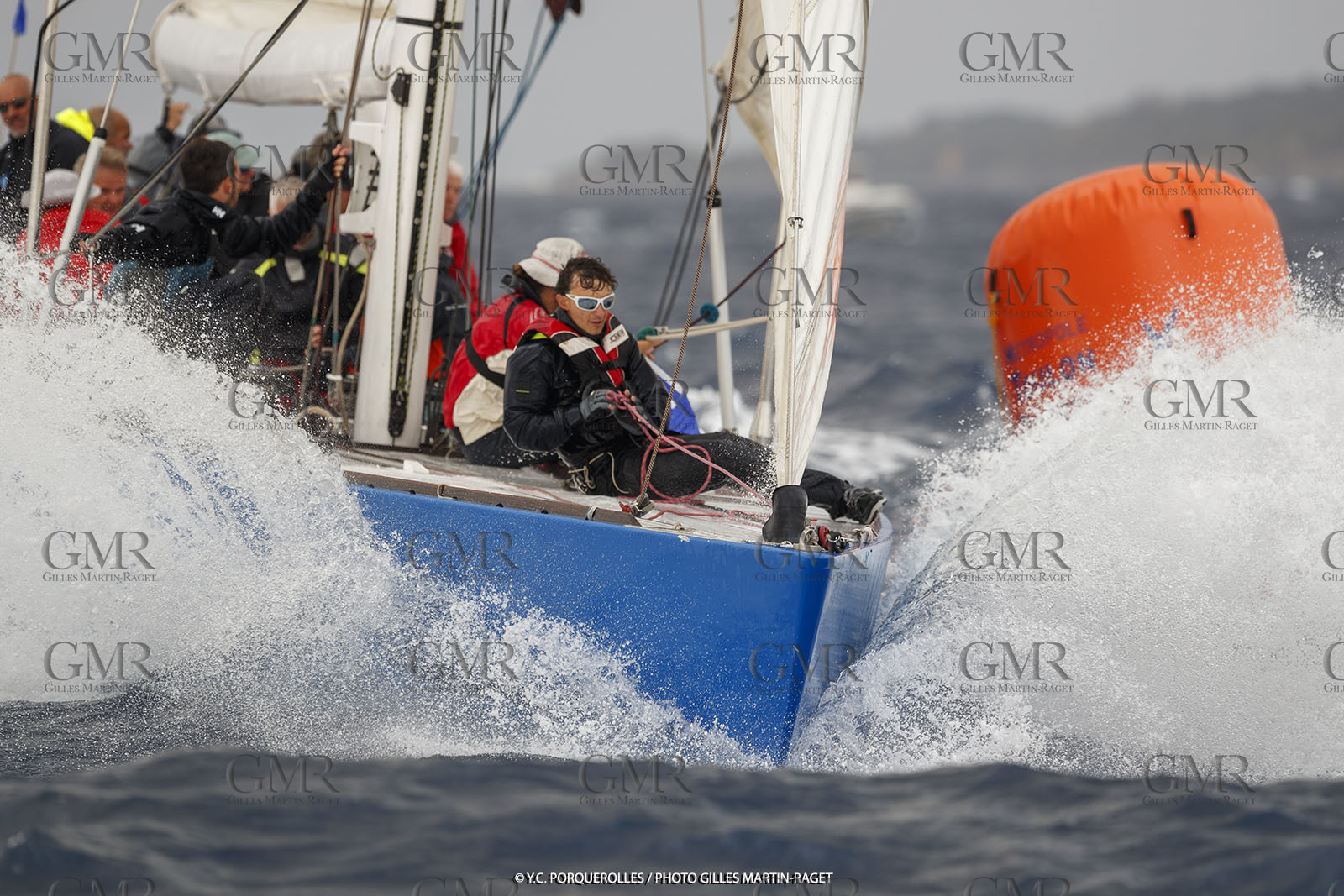 19 06 2024, Porquerolles Island (FRA), Championnat du monde des 12 m JI 2024, Race Day 1