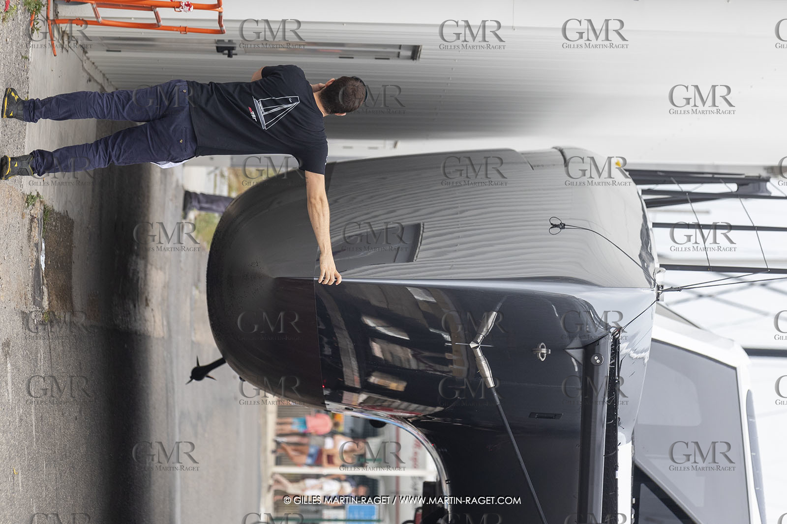 21 07 2020, La Grande Motte (FRA), Gunboat, Gunboat 68 SeaTilt out of the shed