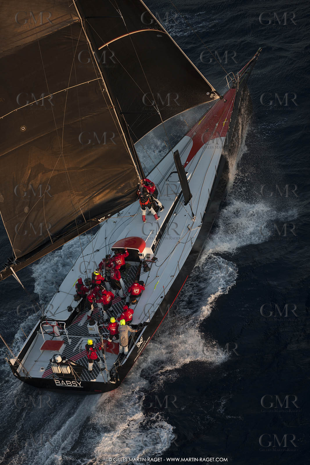 09 10 2017, Calvi (FRA,20), VOR 70 Babsy, Tentative de record autour de la Corse à la voile, skipper Franck Cammas