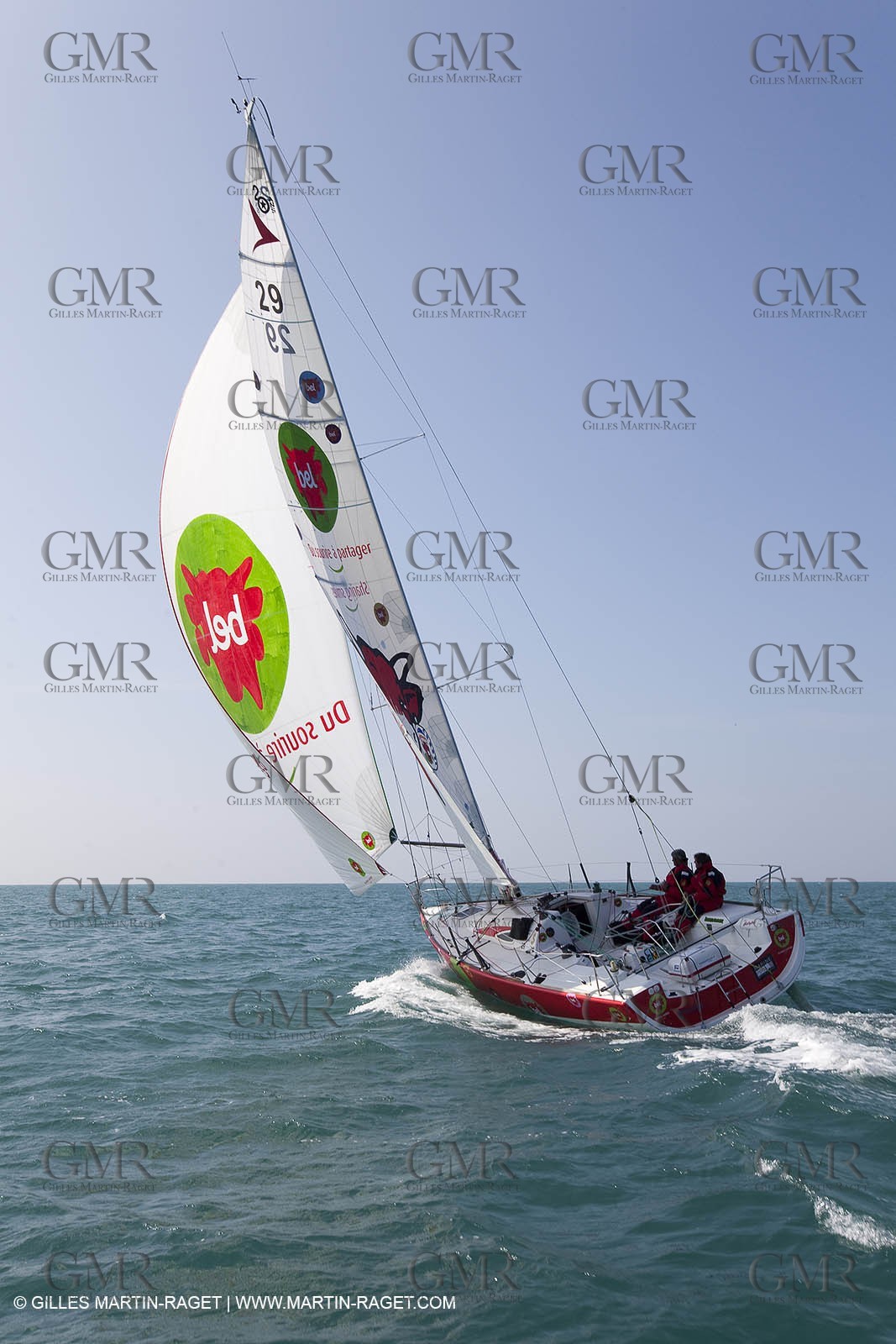 13 03 2010 -  La Grande Motte   Port Camargue (FRA) - Groupe Bel - Kito de Pavant   Sebastien Audigane training for Transat AG2R