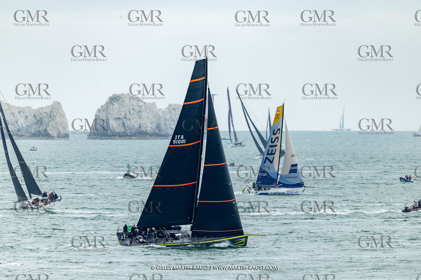 26 07 2025, Cowes (UK, IOW), Admiral's Cup 2025, Rolex Fastnet Race start,