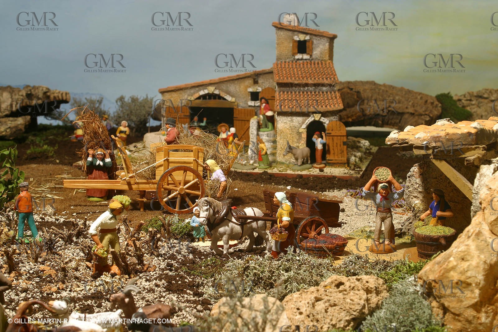 Great crib from les Saintes Maries de la mer (FRA, 13) for Christmas, December 2010