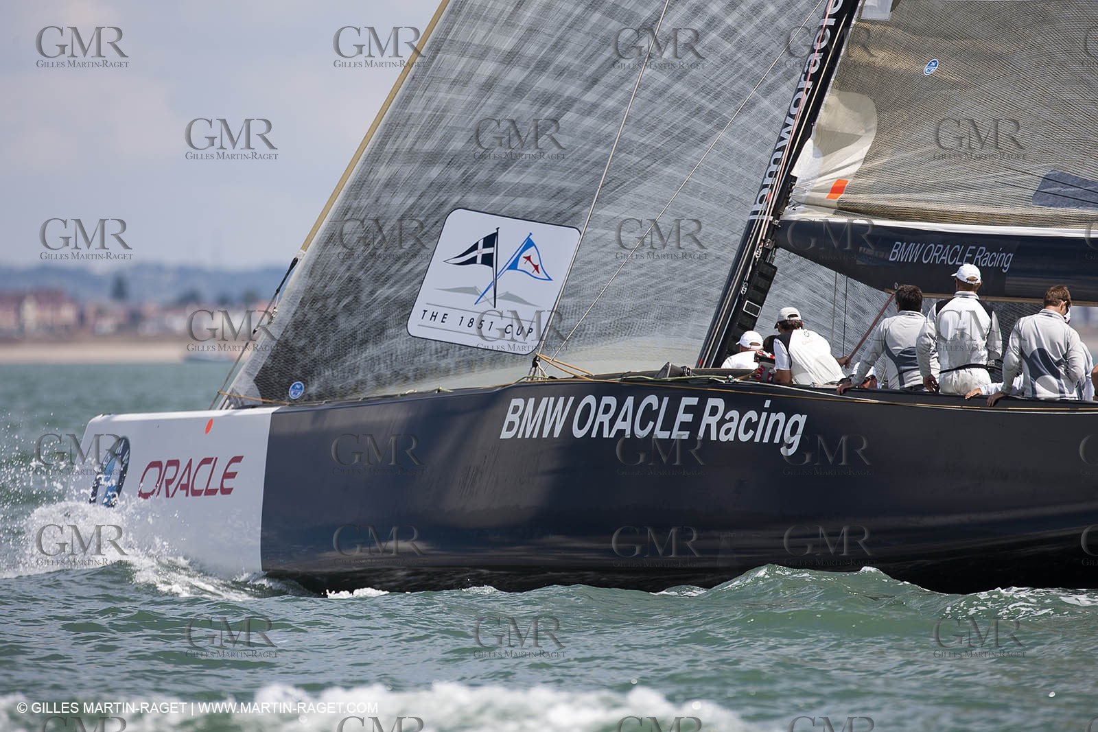 02 08 2010 - Cowes (UK, IOW) - The 1851 Cup -  BMW ORACLE Racing - Training Day.