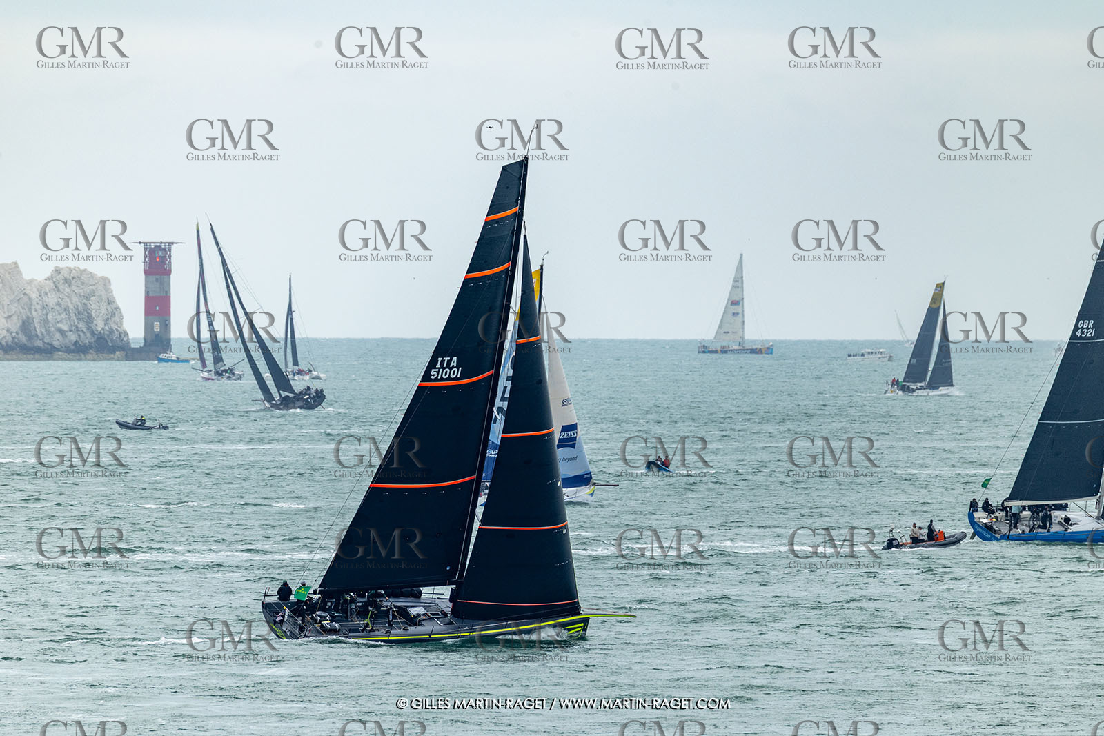 26 07 2025, Cowes (UK, IOW), Admiral's Cup 2025, Rolex Fastnet Race start,