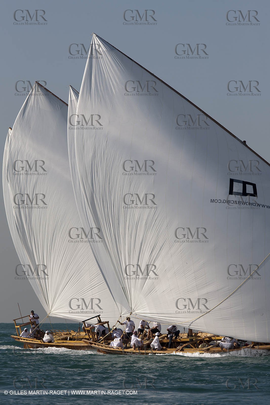 20 11 2010 - Dubai (UAE) - Dubai Louis Vuitton Trophy - Courses de boutres traditionnels pour les équipes engagées