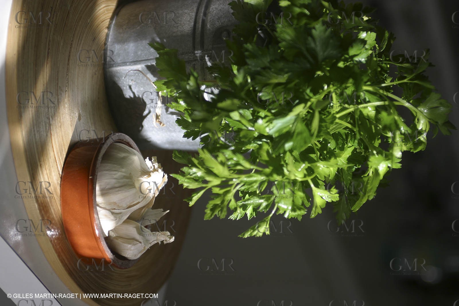 Cooking herbes from Provence - Garlic and Parsley