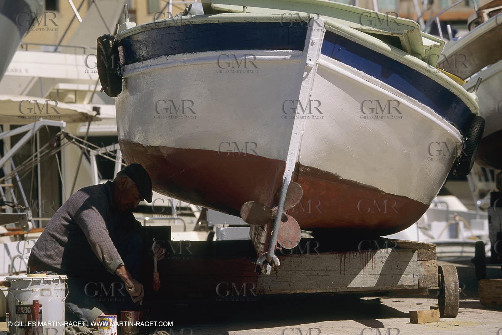 Pêche, barques, pointus, pêcheurs