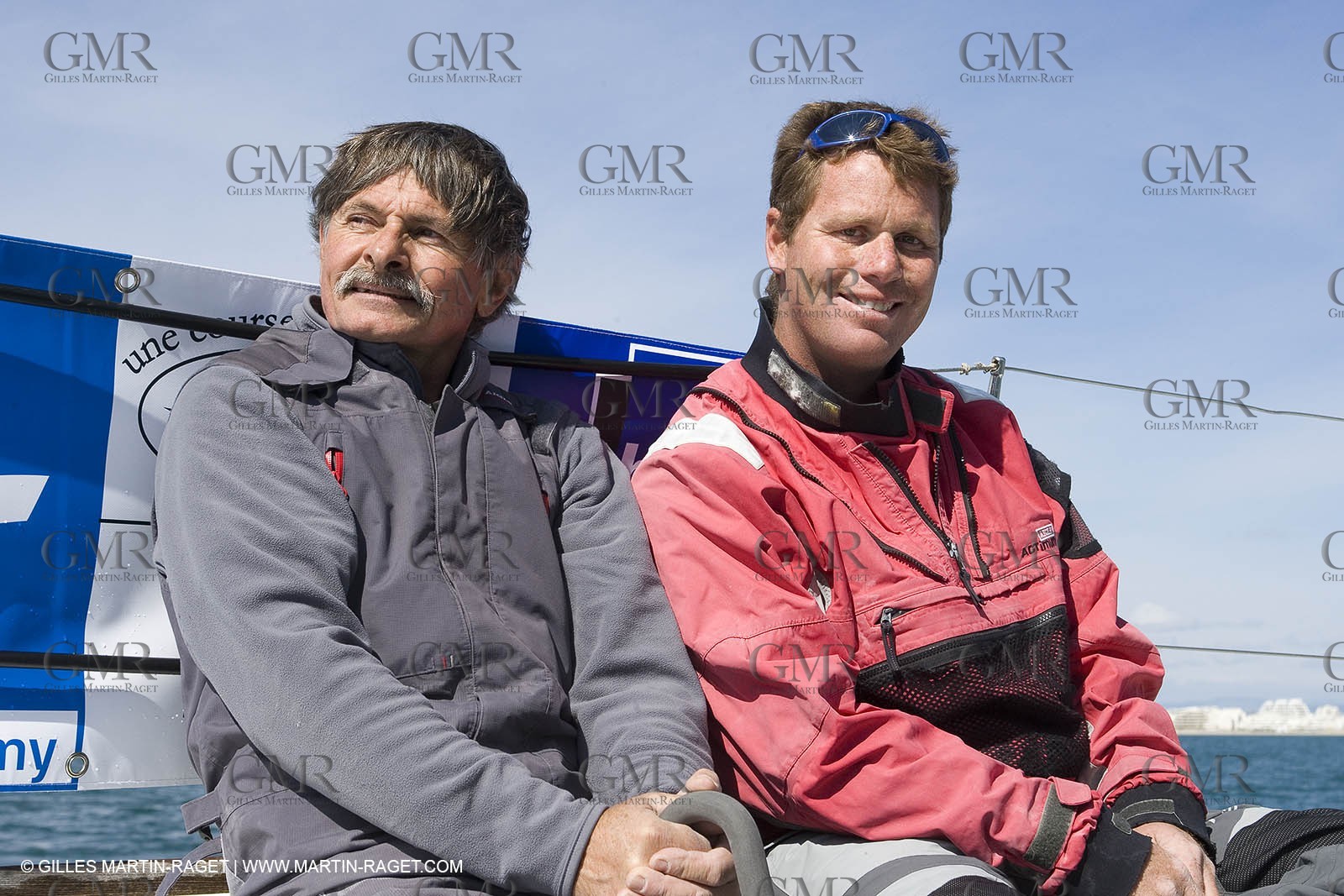 27 03 08- La Grande Motte- (FRA,34) Transat AG2R 2008- Jean-Paul Mouren- Laurent Pellecuer