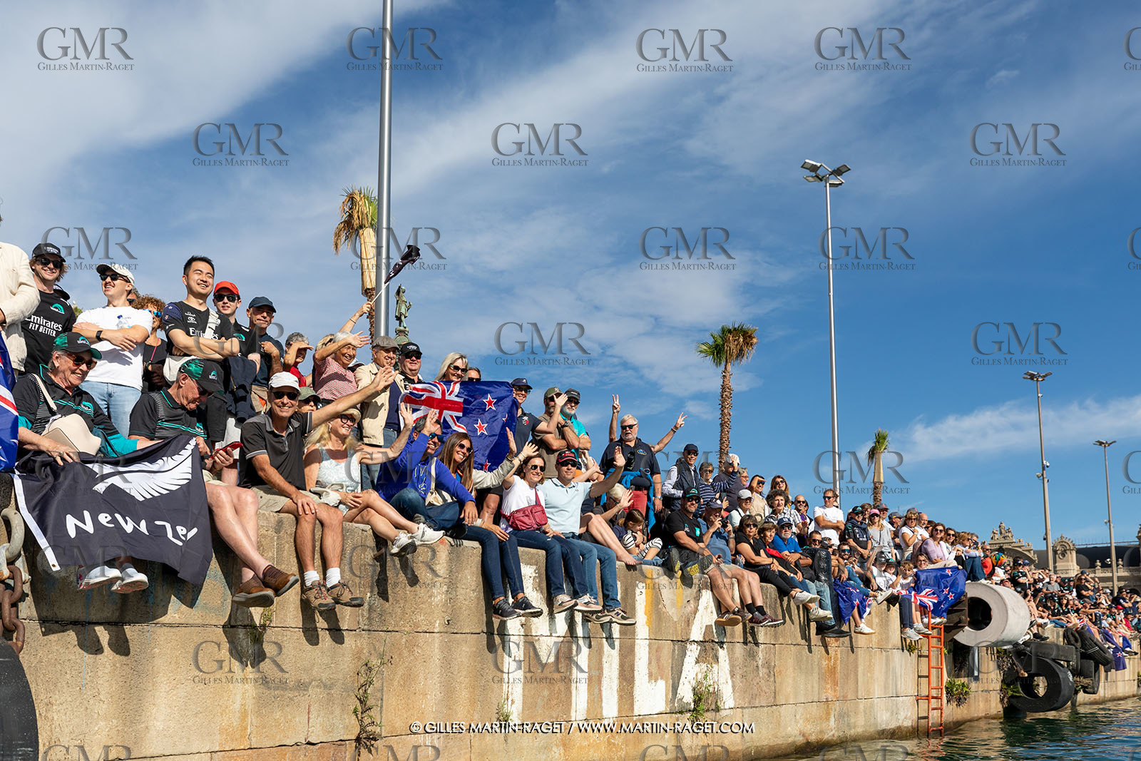 19 10 2024, Barcelona (ESP), Louis Vuitton 37th America's Cup, Final Match, Race Day 6, Dock out