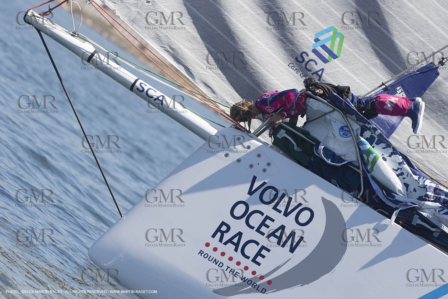 07 11 2014, Capetown (ZAF), Volvo Ocean Race 2014-15, Arrivals Team SCA