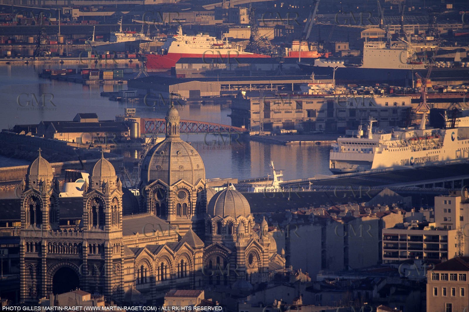 Marseille - commercial port - La Joliette basin