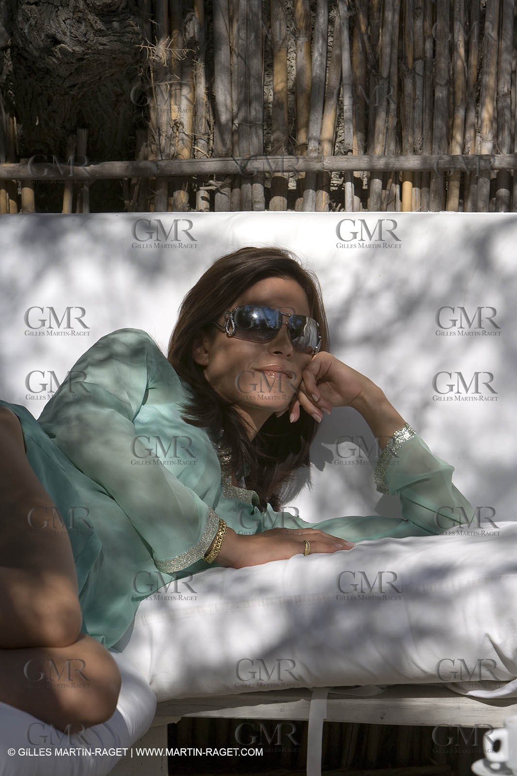 06 09 2007 - Saint Tropez (FRA, 83) - Superyachts - Motoryachts - Mangusta 92 Triple Fun in Saint Tropez - Mooring at Club 55 at Pampelonne Beach