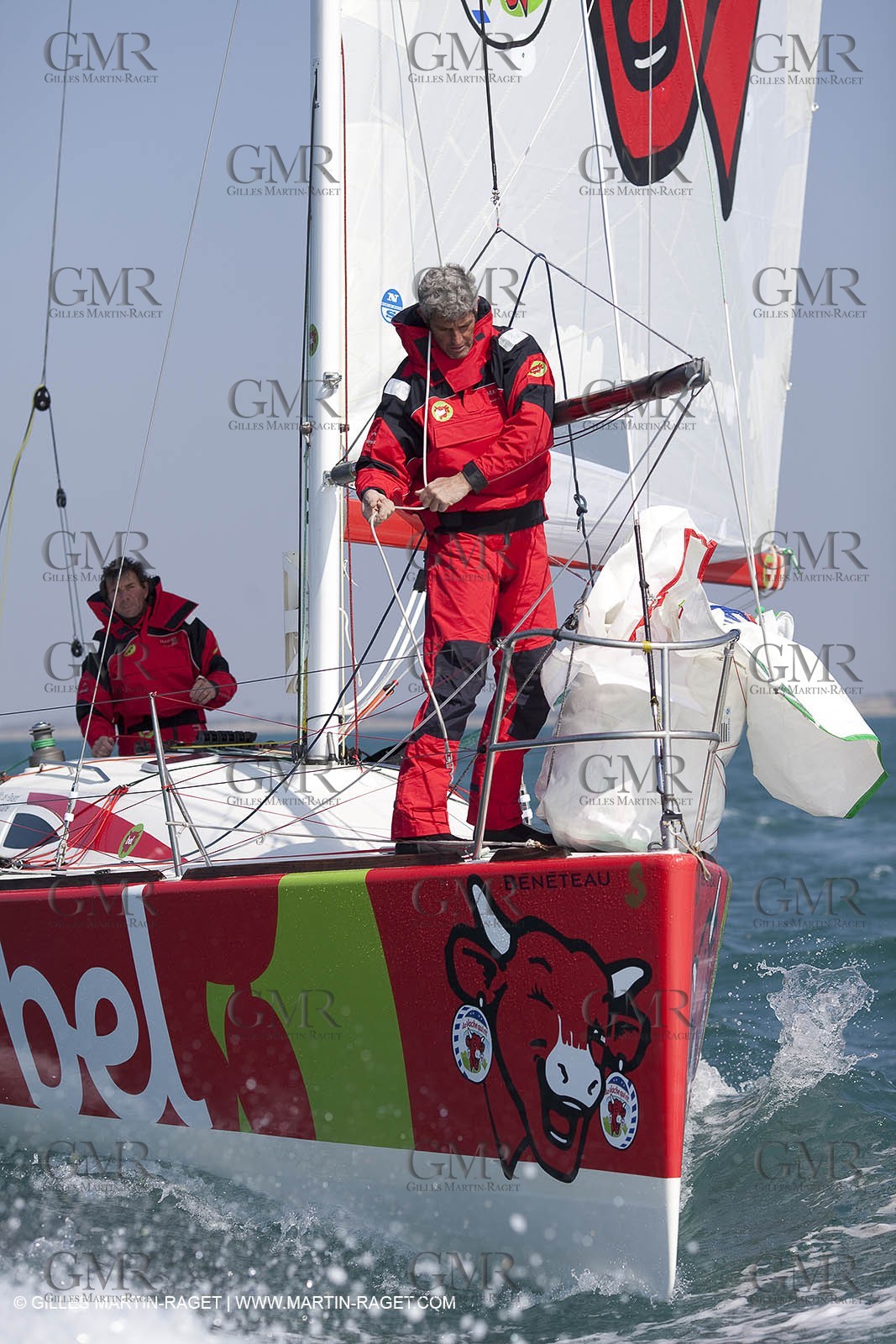 13 03 2010 -  La Grande Motte   Port Camargue (FRA) - Groupe Bel - Kito de Pavant   Sebastien Audigane training for Transat AG2R