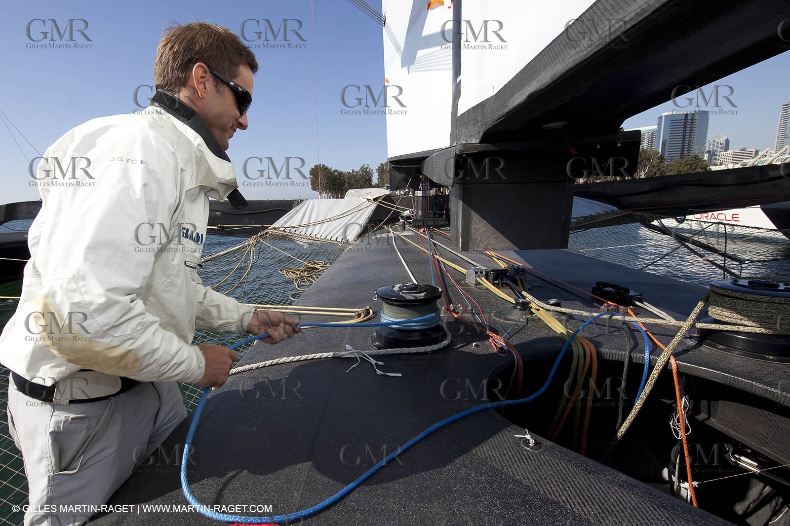 19 11 2009 - San Diego (USA, CA) - 33rd America's Cup - BMW ORACLE Racing - Wing Trials, Day 6
