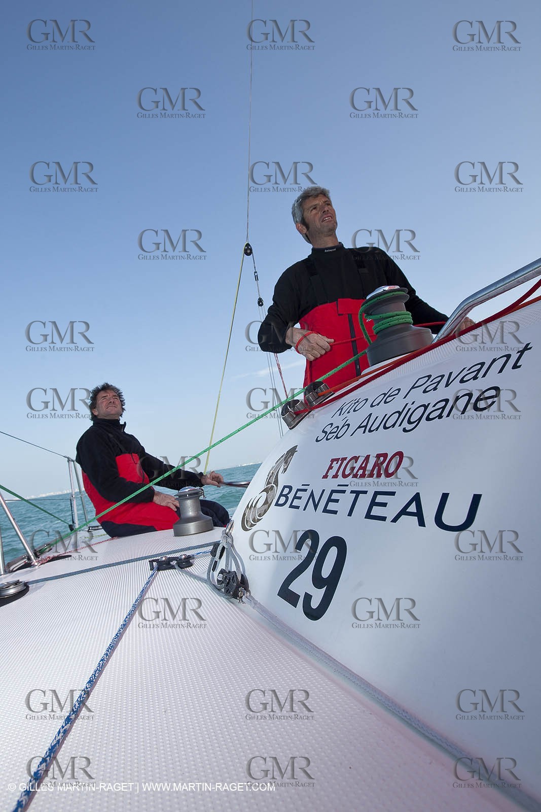 13 03 2010 -  La Grande Motte   Port Camargue (FRA) - Groupe Bel - Kito de Pavant   Sebastien Audigane training for Transat AG2R
