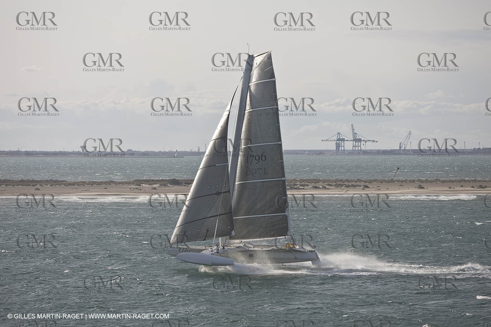 03 10 2008 - Fos   mer (FRA, 13) - L'Hydroptère - Speed record attempt