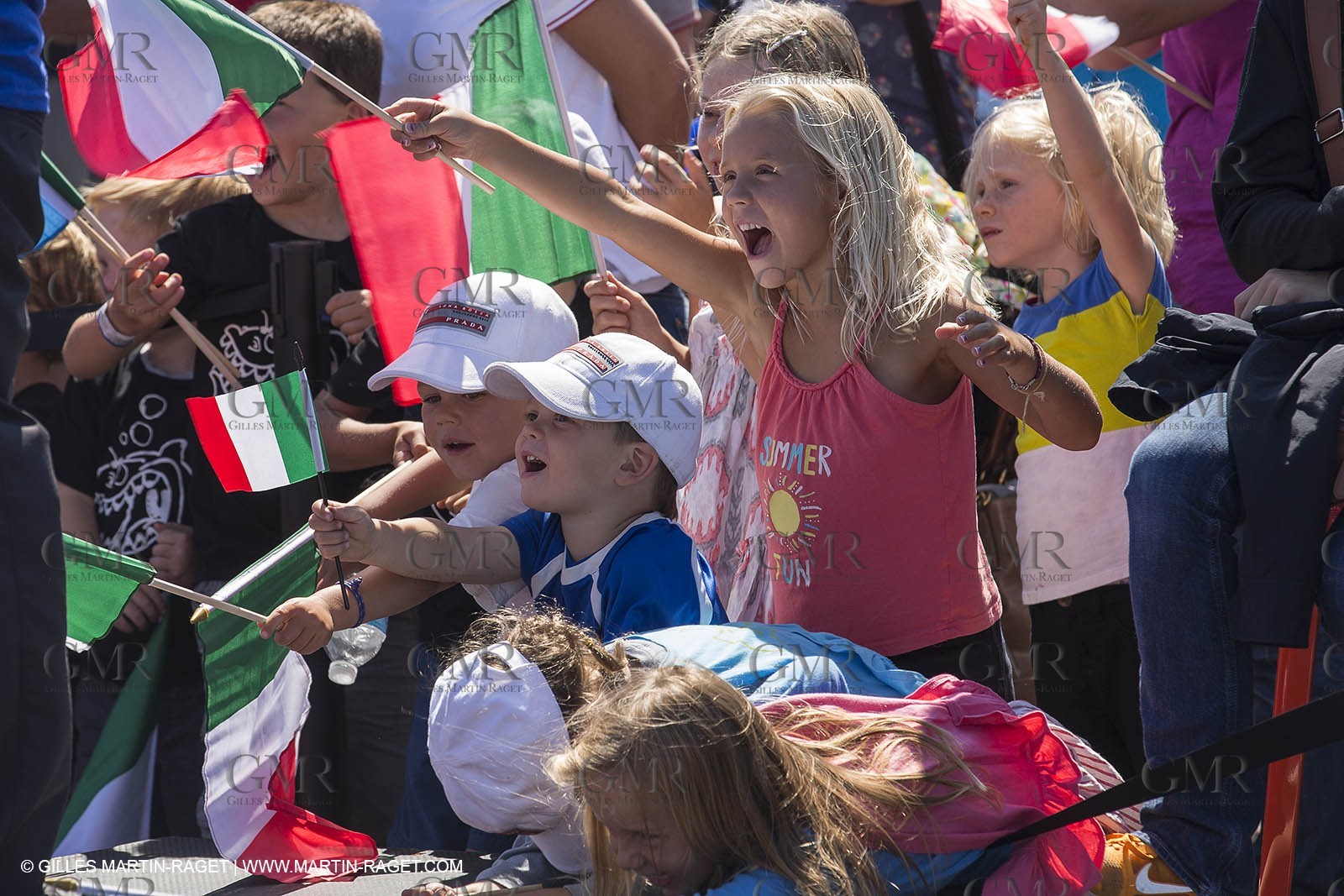10 08 2013 - San Francisco (USA,CA) - 34th America's Cup - Louis Vuitton Cup - Semi-finals - Luna Rossa vs Artemis Racing - Race 4; Post Race at America's Cup Park
