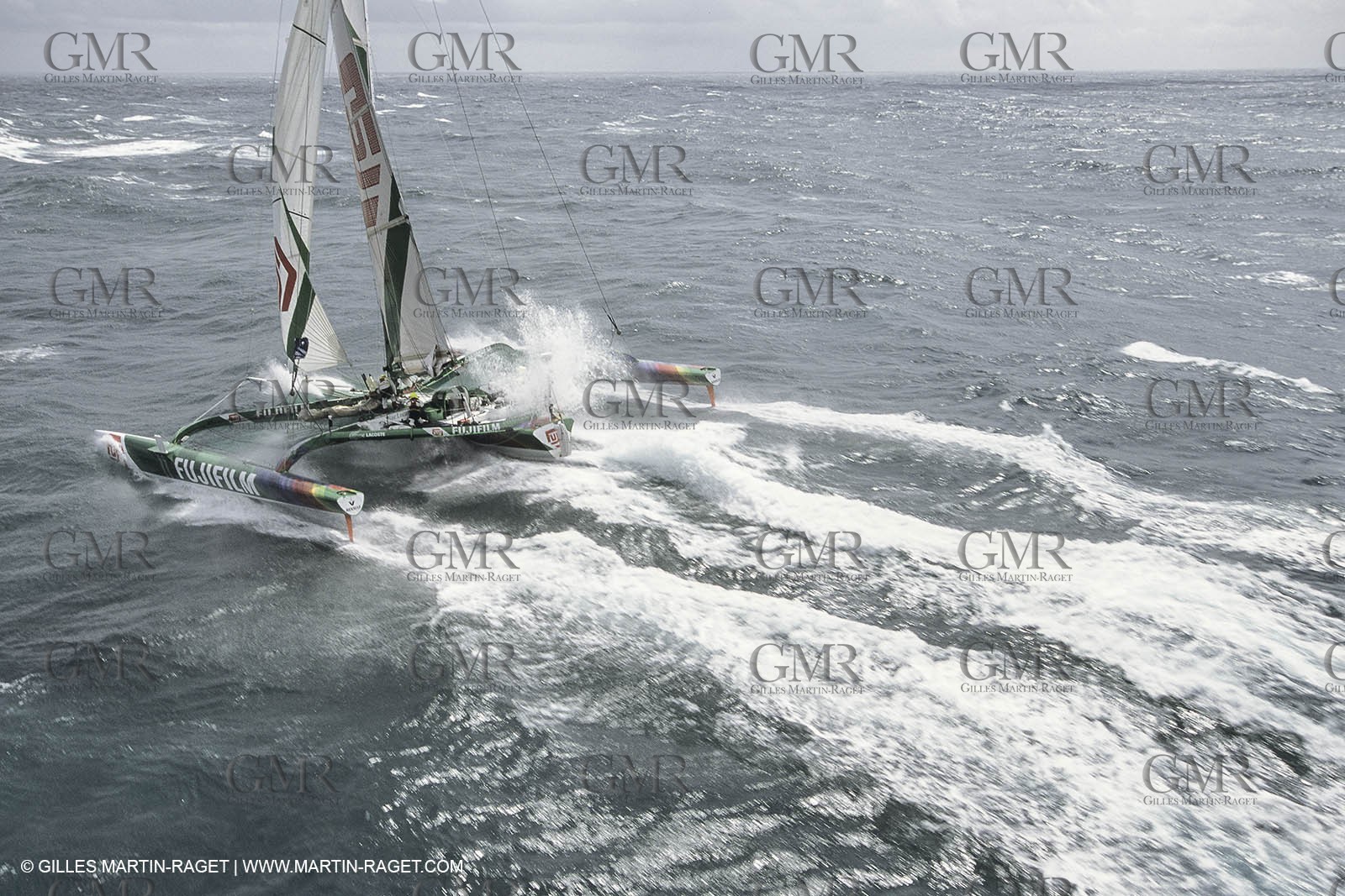 Yacht Racing, Multihull, ORMA 60, Loick Peyron, Fujicolor