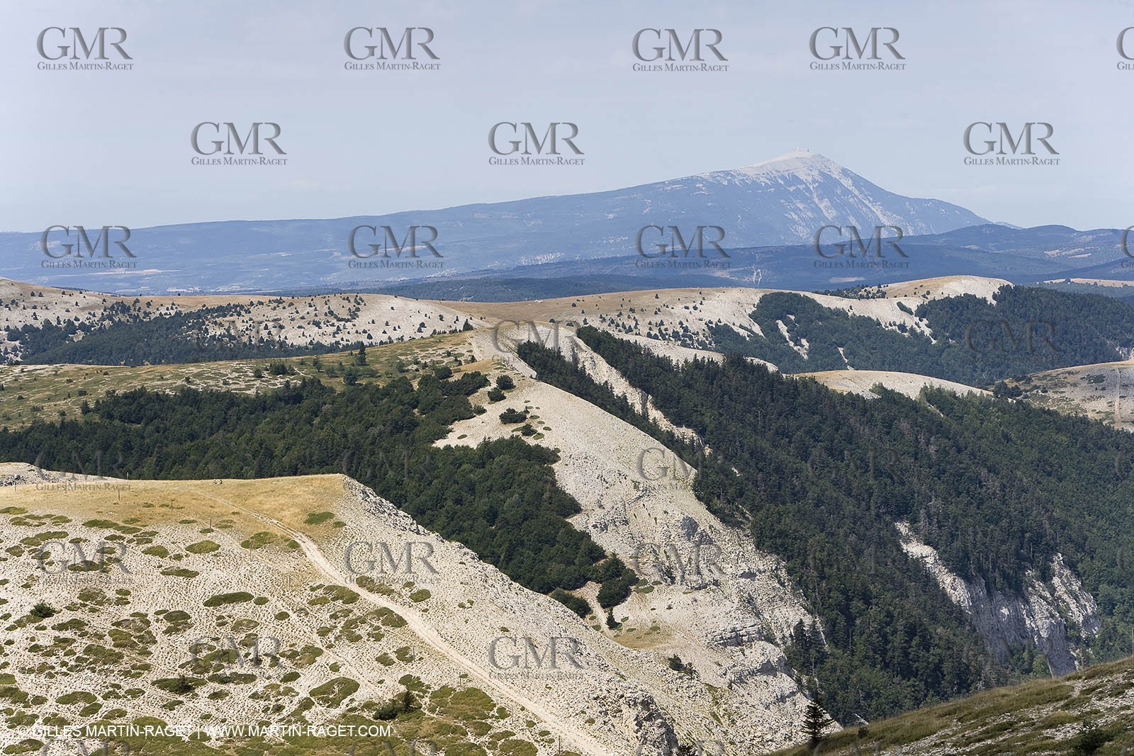 19 08 07 - Haute Provence, Paysages vus depuis le sommet de la montagne de Lure (FRA, 04)