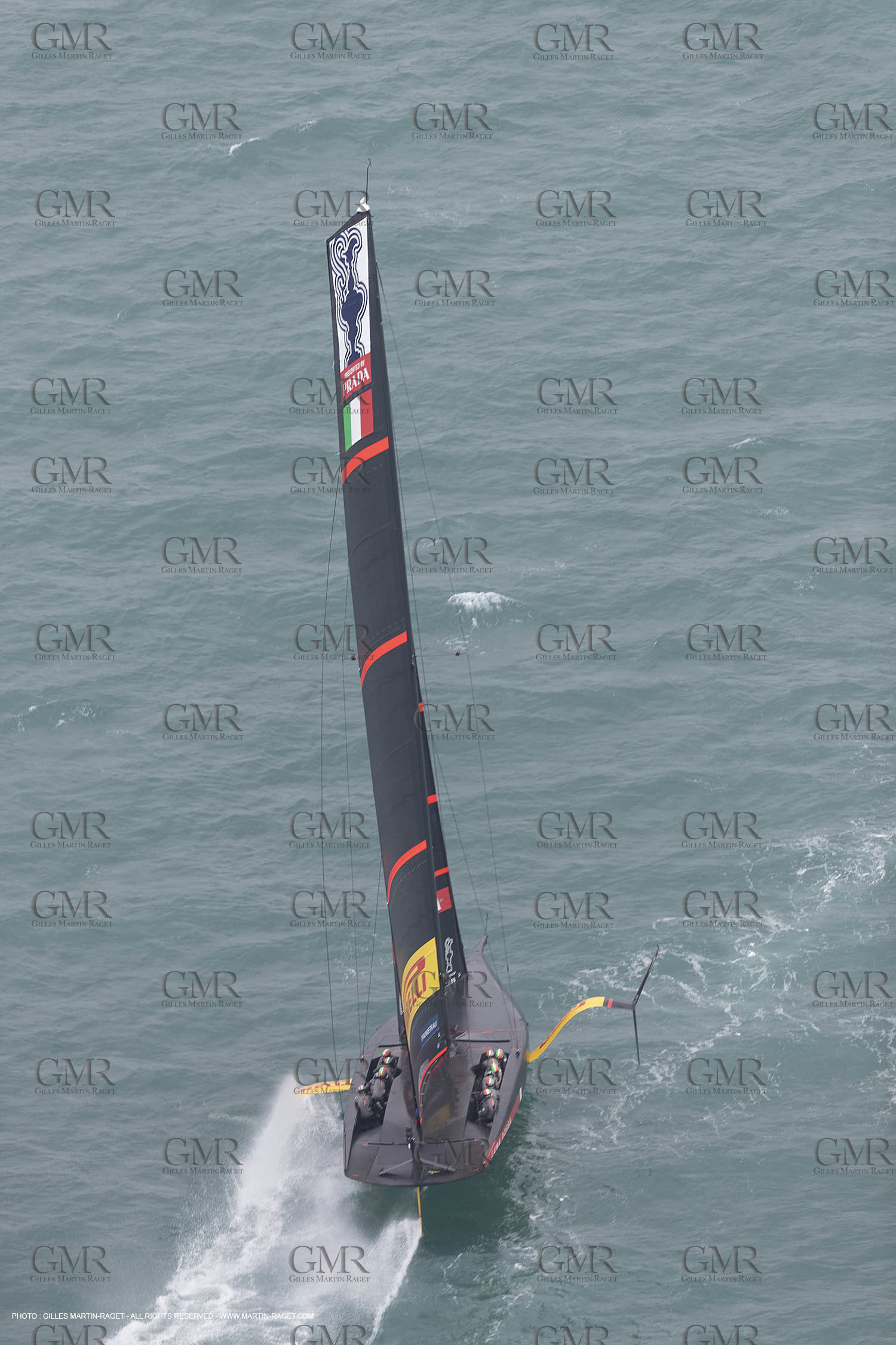 10 12 2020 - Auckland (NZL) - 36th America's Cup - Practice Sessions - Day 2 -Luna Rossa Prada Pirelli Team
