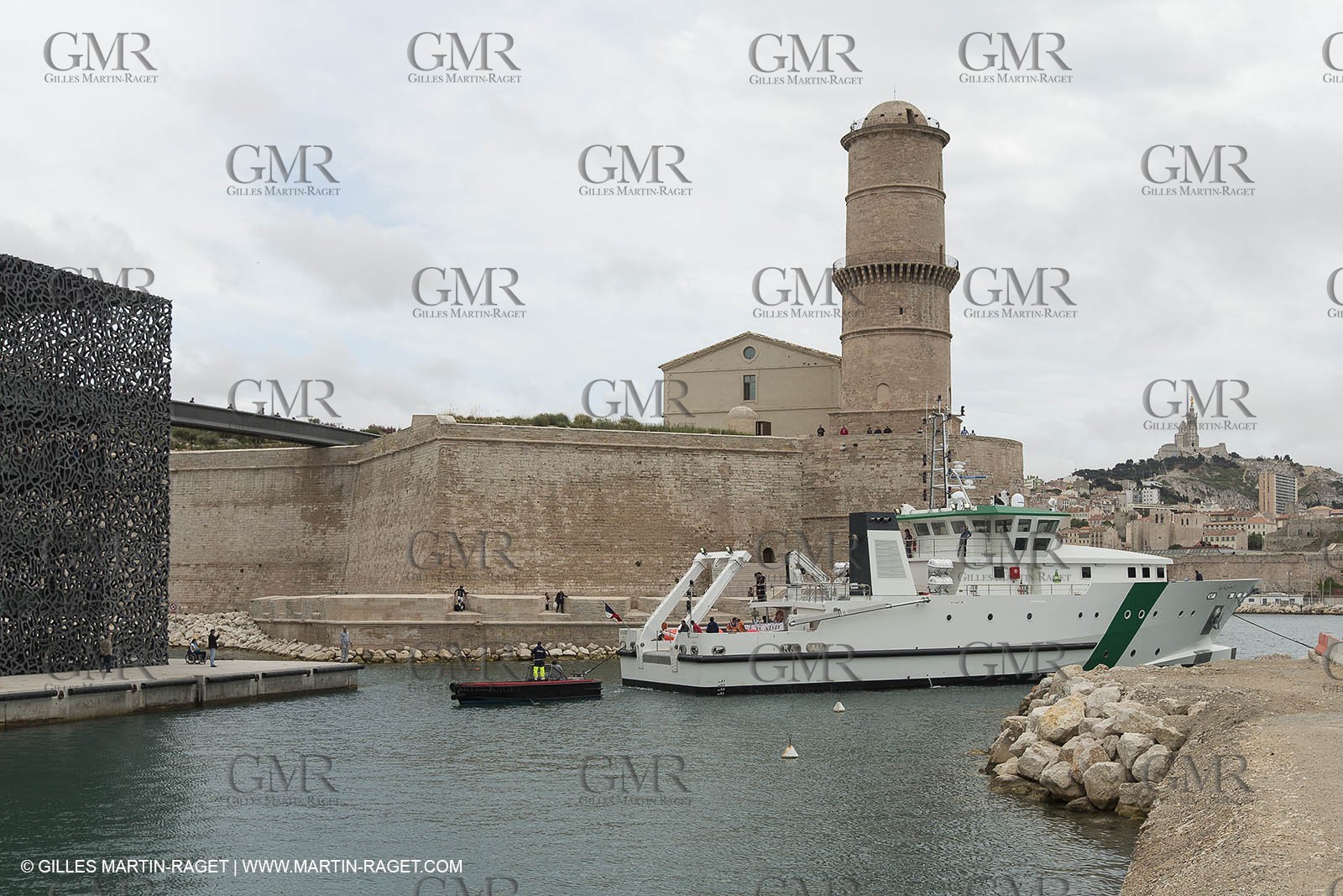 Al Azizi first sea trial - H2X boatyard - Oceanographjic research ship - La Ciotat (FRA,13) - 26 05 2014