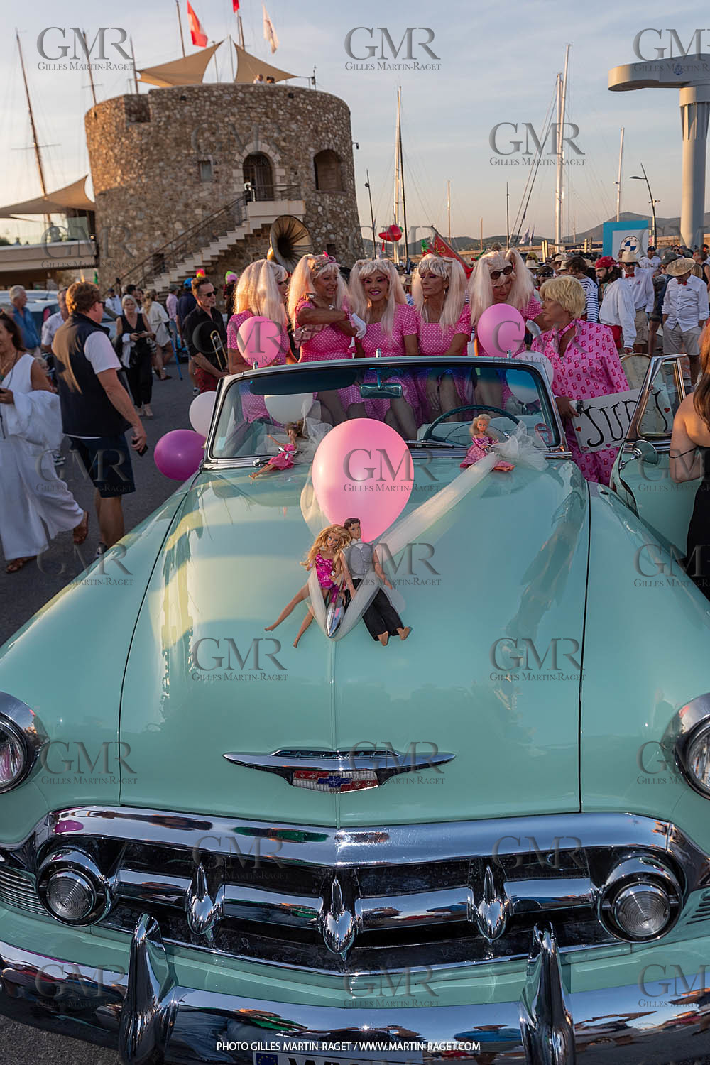 05 10 2023, Saint-Tropez (FRA,83), Les Voiles de Saint-Tropez 2023, RAce Day 5, Défilé des équipages